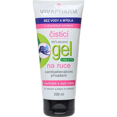 Vivaco VIVAPHARM čistící gel na ruce 200 ml