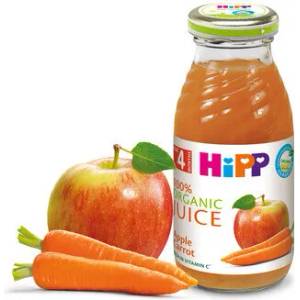 HiPP БИО Сок от ябълки и моркови - 200 мл