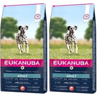 Eukanuba Adult Large Salmon & Barley 2 x 12 kg