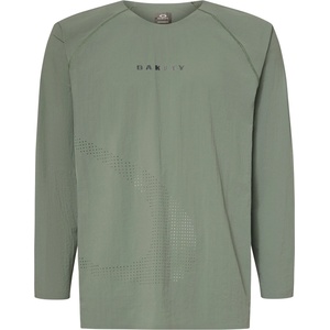 Oakley Мъжка фланелка с дълъг ръкав за колоездене Oakley Seeker Whip L/S Jersey Cycling jersey - Aviator Green (056-3984-0111)