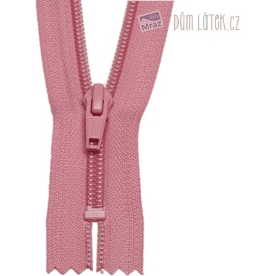 YKK Zips špirálový nedelitelný ružový 12 cm