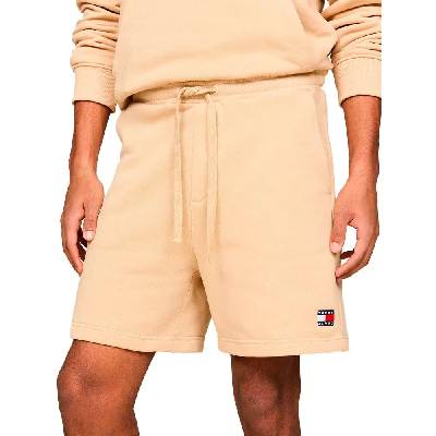 Дънки Tommy jeans Badge Beach sweat shorts - Beige (Gentle Gold)