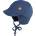 maximo Детска шапка с козирка maximo Kids' Mini Boy Peak Cap, Band Cap - Indigomeliert - размер 43 cm (904-6708-0211)