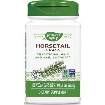 Nature's Way Horsetail Grass, 440 mg, 100 капсули, Nature's Way (14300)