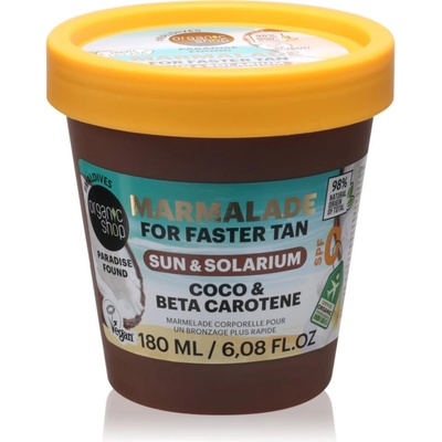 Organic Shop Paradise Found Coco & Beta Carothene масло за тяло за защита на тена 180ml