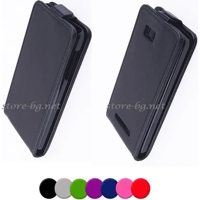 HTC Desire 400 Флип2 Кожен Калъф + Протектор и Стилус