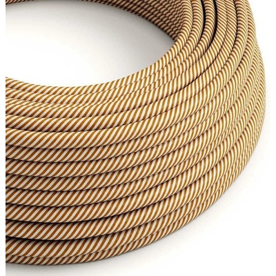 Creative Cables EMR49 3x0,75mm² bílá a whisky 1 m