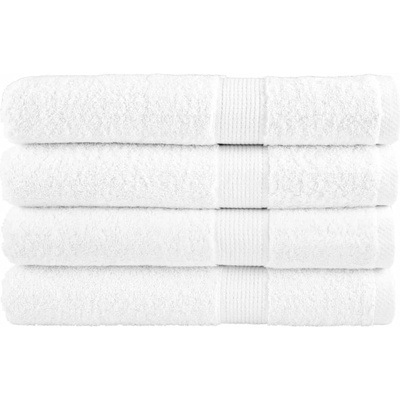vidaXL Премиум кърпи за сауна SOLUND 4 бр бели 80x200 см 600 gsm (137137)
