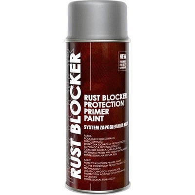 Deco Color Rust Blocker biely hliník RAL 9006 400ml priamo na hrdzu