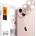 Spigen Optik Lens Protector - комплект 2 броя предпазни стъклени протектора за камерата на iPhone 13, iPhone 13 mini (розов)