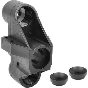 Team corally - Steering Block (1pc) - Wide - Pivot Ball Cup (2pcs) - Front - Composite Extra fiber - 1 pc C-00180-108 (C-00180-108)