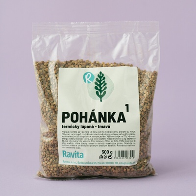 Ravita Pohánka termicky lúpaná tmavá 500g