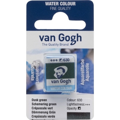 Van Gogh Akvarelová barva v půlpánvičce 630 Dusk Green