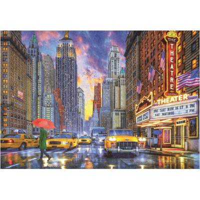 Clementoni - Puzzle Rainy Manhattan - 2 000 piese