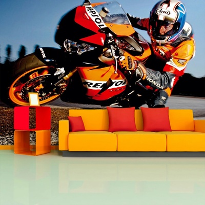 Tapeta SABLIO Motorkář 2, rozměry 208x125 cm
