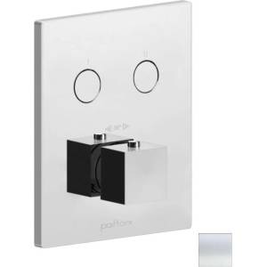 PAFFONI Compact Box - Термостатичен смесител за вграждане, за 2 уреда, матово бял CPT518BO (CPT518BO)