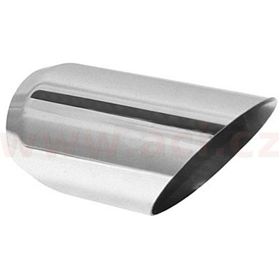 FENNO koncovka výfuku nerezová kulatá, vnitřní průměr 51 mm, průměr koncovky 57 mm, délka 165 mm