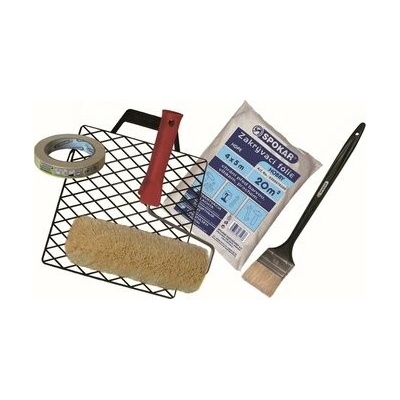 Spokar Set plyš žltozelený 240mm + držiak 6mm + mr + fólia + pás