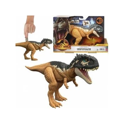 Mattel Фигура Jurassic World Dominion със звук, Skorpiovenator, 27см