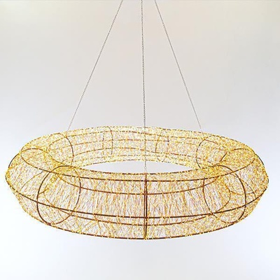 Eurolamp sa СВЕТЕЩА ДЕКОРАЦИЯ ВЕНЕЦ, 12480 ww led, С ТРАНСФОРМАТОР/МЕД КАБЕЛ/90СМ 9854