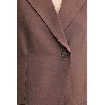 Samsoe Samsoe Елек Samsoe Samsoe SATHENA в кафяво с двуредно закопчаване F25200022 (F25200022)