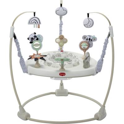 Tiny Love Активен център за игра и бънджи Tiny Love 4-in-1 Jump&Play Black&White Decor, 6м+ (TL.0316.001)