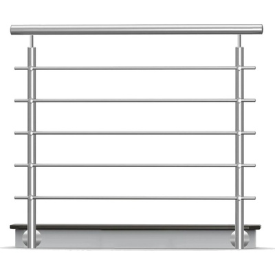 HK Zábradlí Nerezové rovné zábradlí 1000 x 1000mm KNRB5/1-2