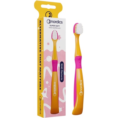 Nordics Премиум детска четка за зъби Русалка 9240, Soft, лилава