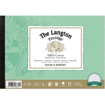 Daler-Rowney The Langton Prestige Watercolour Скицник 12 25, 4 x 17, 8 cm 300 g (431330710)