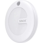 Sinox Устройство за намиране на изгубени вещи чрез FindMy - Sinox Lifestyle TagMate with Black Keychain (бял) (SXL1800)