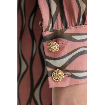 Fracomina Рокля Fracomina в розово среднодълга със стандартна кройка FS25WD2011W651K5 (FS25WD2011W651K5)