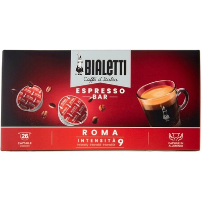 Bialetti kávové kapsule s intenzívnou chuťou espressa 26 ks