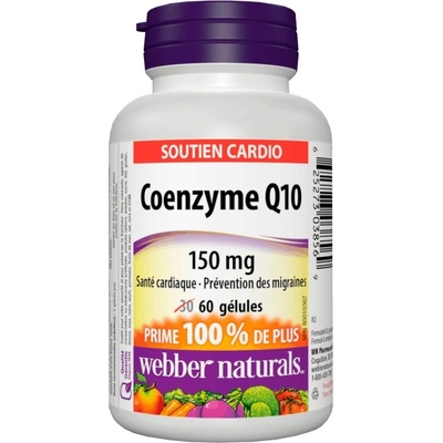 Webber Naturals Coenzyme Q10 150 mg [60 Гел капсули]