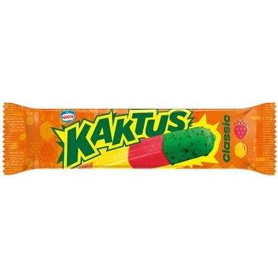 Nestlé Kaktus Classic mrazený krém vodový s citrónovou príchuťou a jahodový sorbet 45 ml