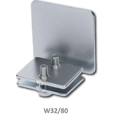 Pozinkovaná krytka pro C-profil 80 x 80 mm