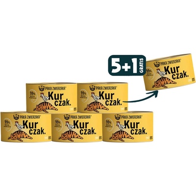 Paka Zwierzaka kuracie 5 x 200 g