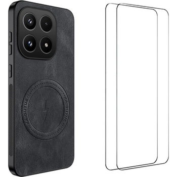 Xiaomi WANLONFENG SD Магнитен Калъф за Xiaomi 17 - PC+TPU, Nappa текстура, 2 стъкла, 4 цвята