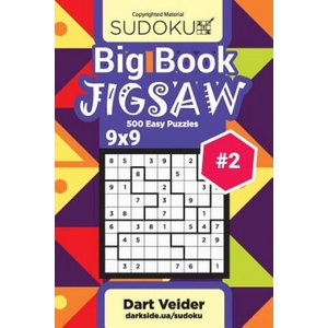 Big Book Sudoku Jigsaw - 500 Easy Puzzles 9x9 (Volume 2) | Dart Veider (2018)