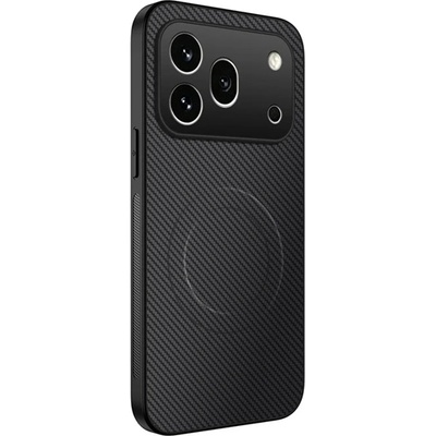 Gigapack Honor 600 Pro GIGAPACK Силиконов калъф за телефон с пластмасов гръб, с магнитно закрепване, ЧЕРЕН GP-187180 (GP-187180)