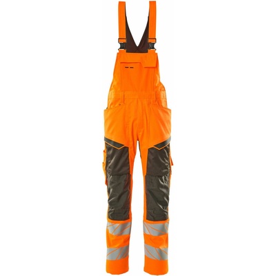 MASCOT ACCELERATE SAFE pracovné nohavice na traky 19569-236-1418 HI-VIS reflexná oranžová/tmavý antracit, klasická veľkosť