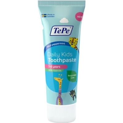 TePe Детска паста за зъби, 3-6 години, 75 ml