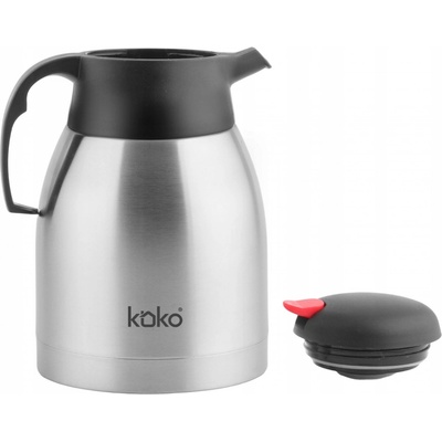 KoKo Termoska na nápoje 1,5 l stříbrná