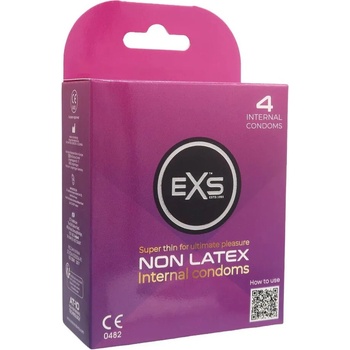 EXS Condoms Internal - дамски презервативи без латекс (4 бр. )
