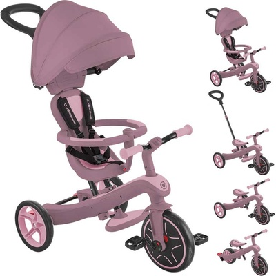 Globber Детска триколка 4 в 1 globber explorer trike ecologic, бери (637-510)