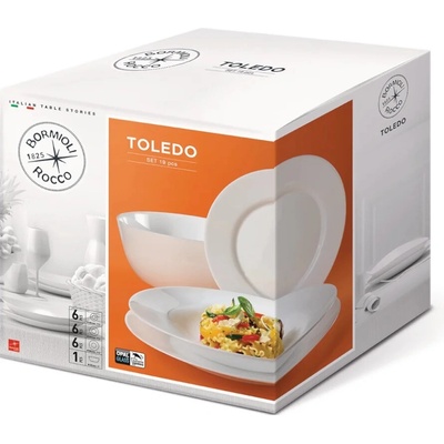 Bormioli Rocco sada tanierov Toledo 19 ks