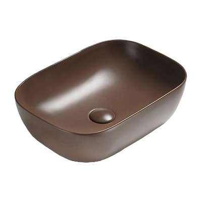 Mexen Rita умивалник купа 45 x 32 cm, кафяв мат - 21084568 (21084568)