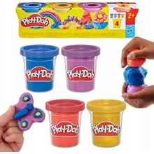 Hasbro Play-Doh plastelína metalické, 4 kusy, lesklé farby, G1737