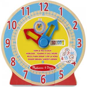 Melissa & Doug дървени образователни часовници (6073529)