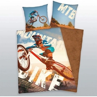 Herding obojstranné bavlna obliečky MOUNTAIN BIKE 140x200 70x90