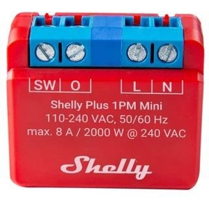 Shelly Микромодул Smart реле 1х On/Off 8A с мерител изисква неутрала Shelly Plus 1PM Mini - 265666 (SHELLY PLUS 1PM MINI)